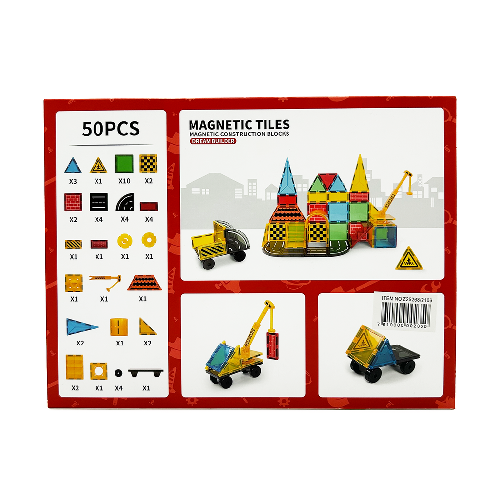 Bloques Magnéticos Constructor de Sueños 50pcs Magnetics