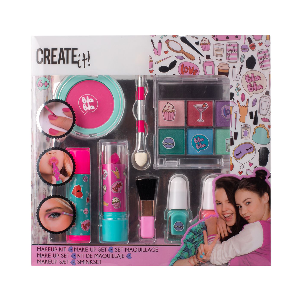 Set de Maquillaje Rosa Turquesa Create It!