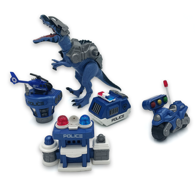 Dinosaurio Policial con Luces y Sonidos