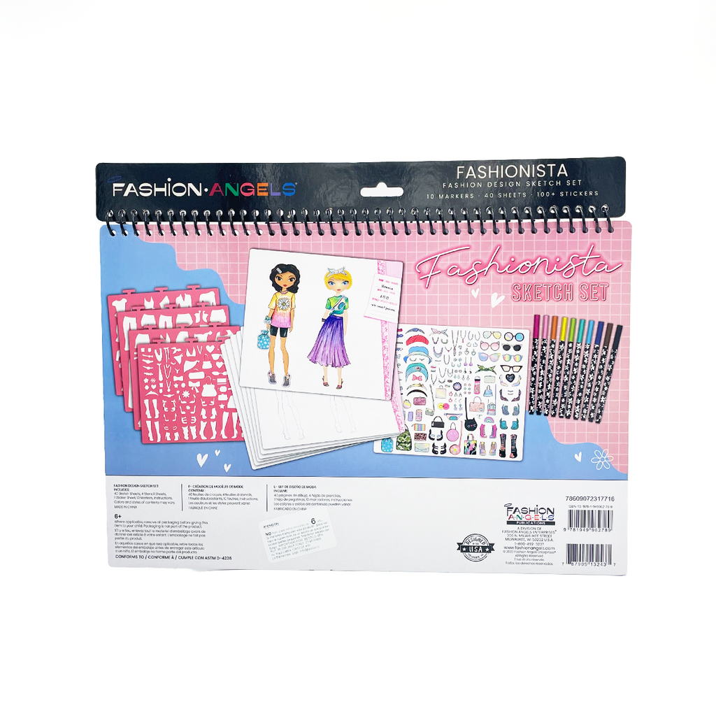 Cuaderno de Dibujo Fashionista Fashion Angels