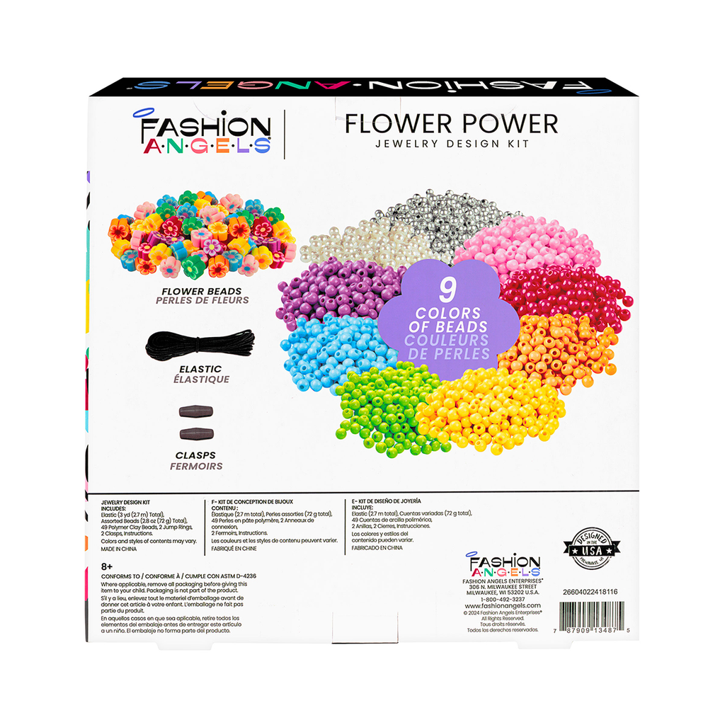 Set Pulseras Flower Power Fashion Angels