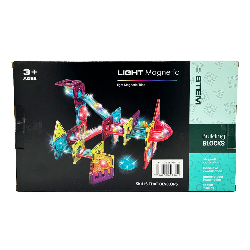 Bloques Magnéticos con Luces 65pcs Magnetics