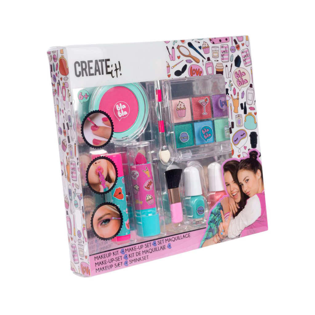 Set de Maquillaje Rosa Turquesa Create It!