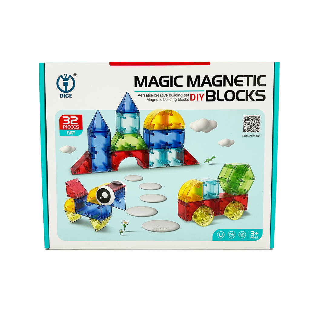 Bloques Magnéticos Mágicos 32pcs